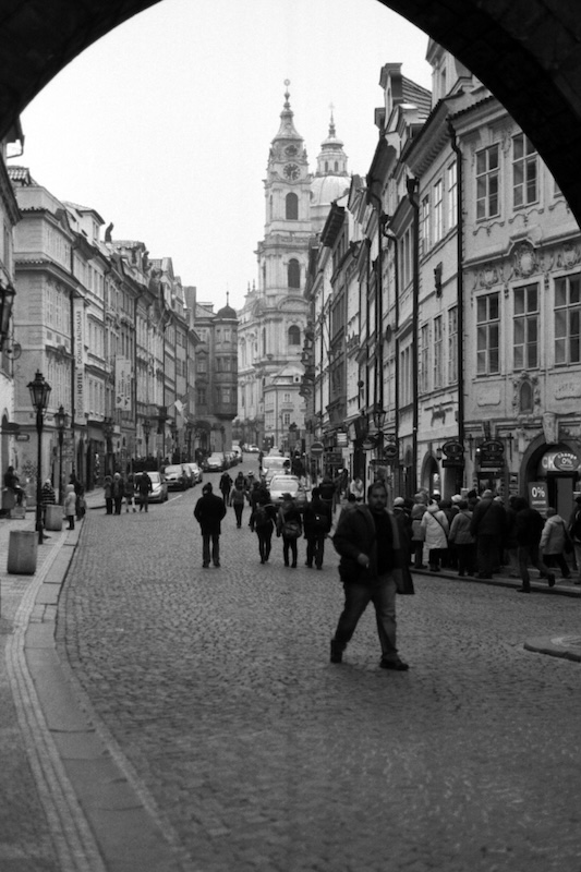 The View of Mostecká Street